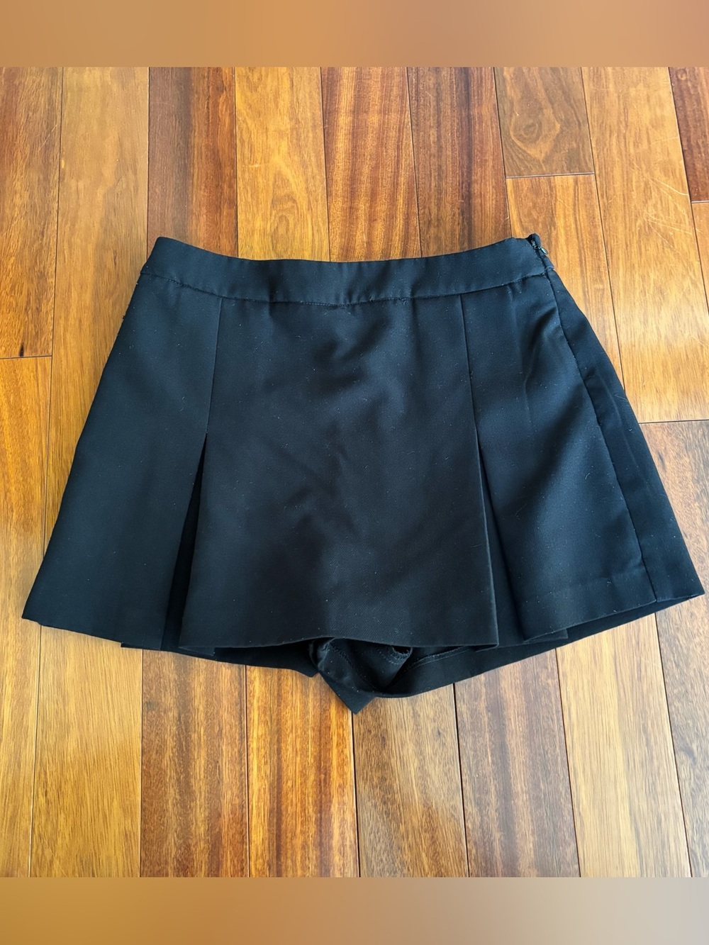 Dynamite Black Pleated Skort Shorts